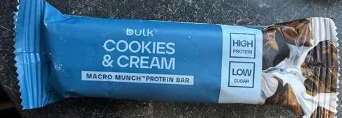 Fotografie - Cookies and cream protein bar Bulk