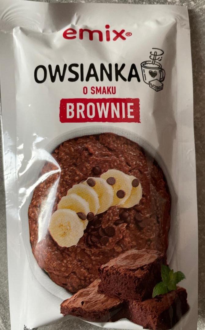 Fotografie - Owsianka o smaku brownie emix