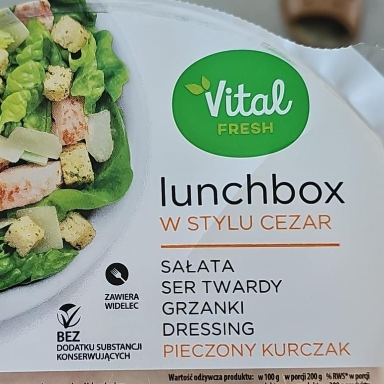 Fotografie - Lunchbox w stylu cezar Vital fresh