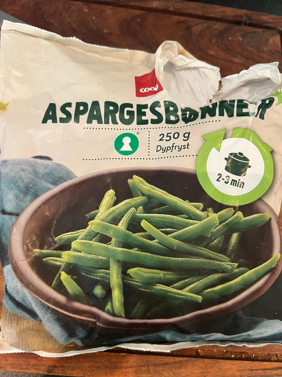 Fotografie - Aspargesbønner Coop