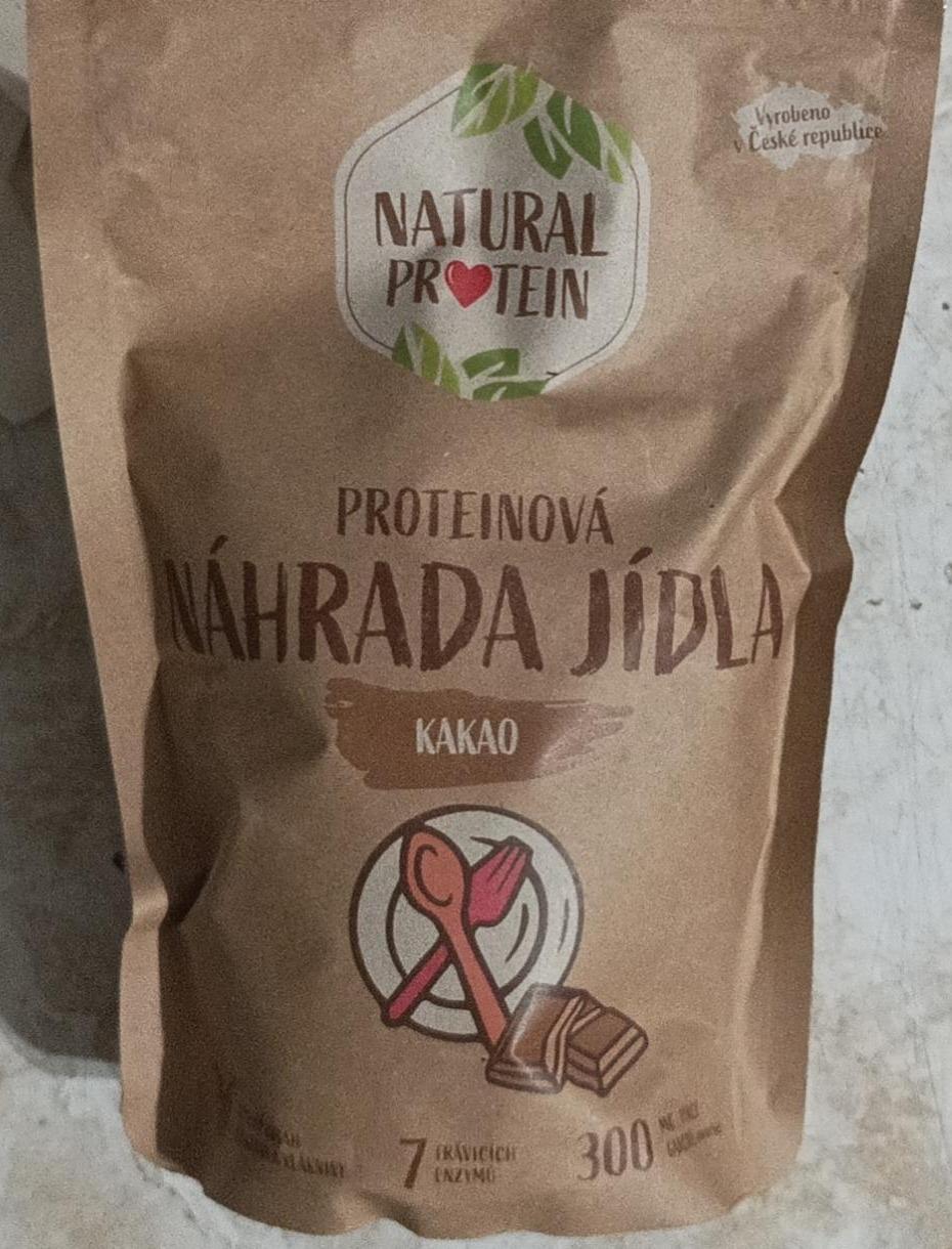 Fotografie - Proteinová náhrada jídla kakao Natural protein