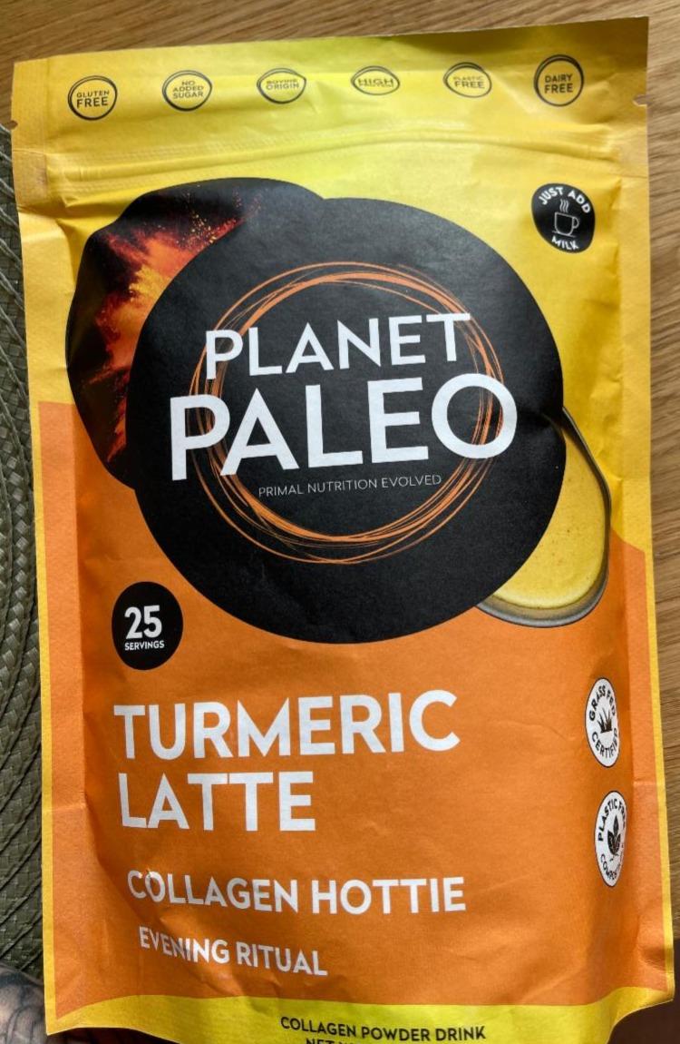 Fotografie - Turmeric latte collagen hottie Planet Paleo