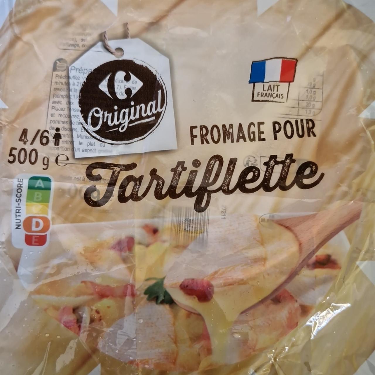 Fotografie - Fromage pour tartiflette Carrefour Original