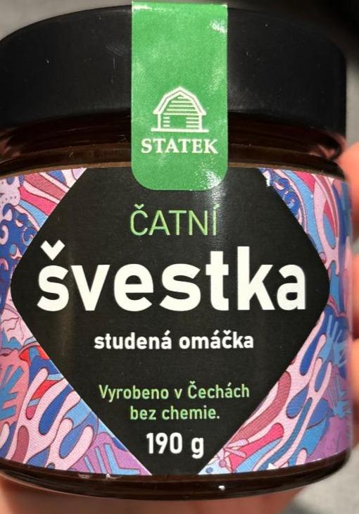 Fotografie - Čatní švestka studená omáčka Hradecké delikatesy