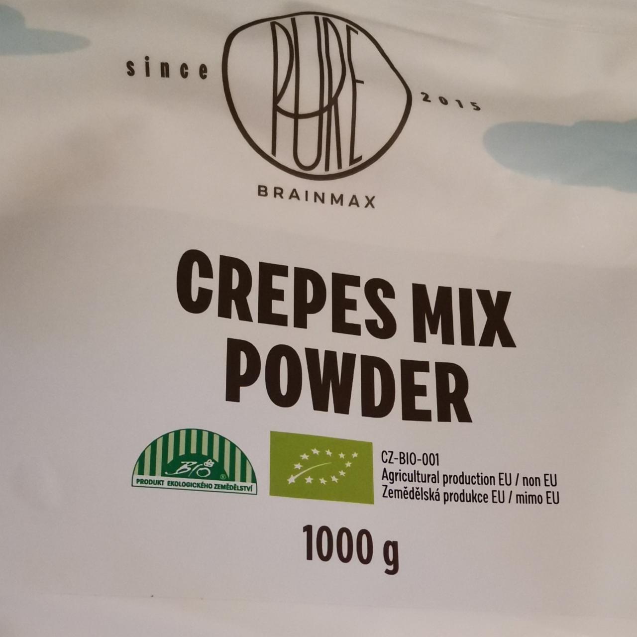 Fotografie - Pure bio crepes mix powder Brainmax