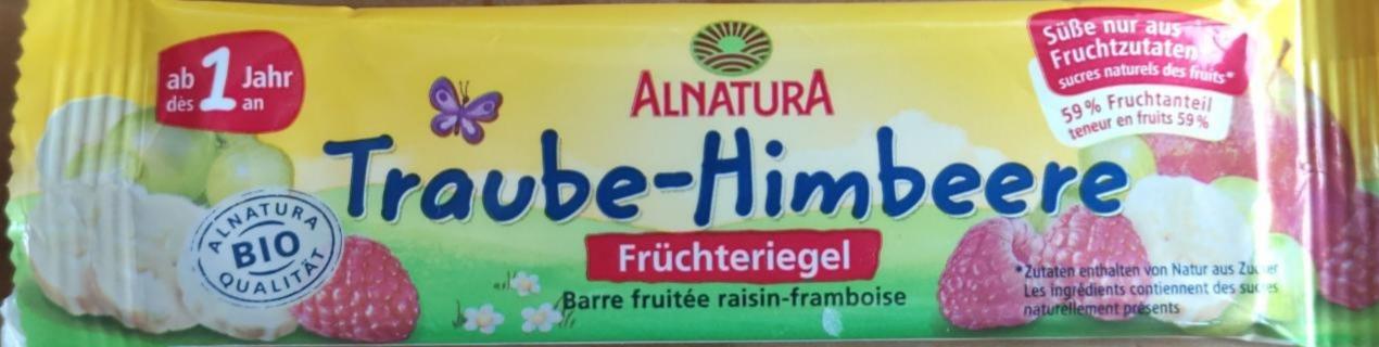 Fotografie - Traube Himbeere Früchteriegel Alnatura