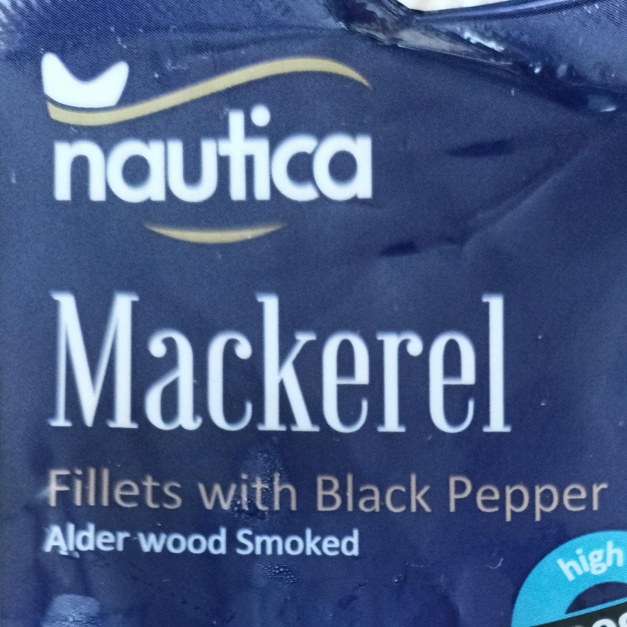 Fotografie - Mackerel fillets with black pepper alder wood smoked Nautica