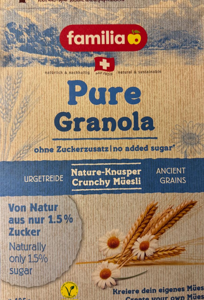 Fotografie - Pure granola Familia