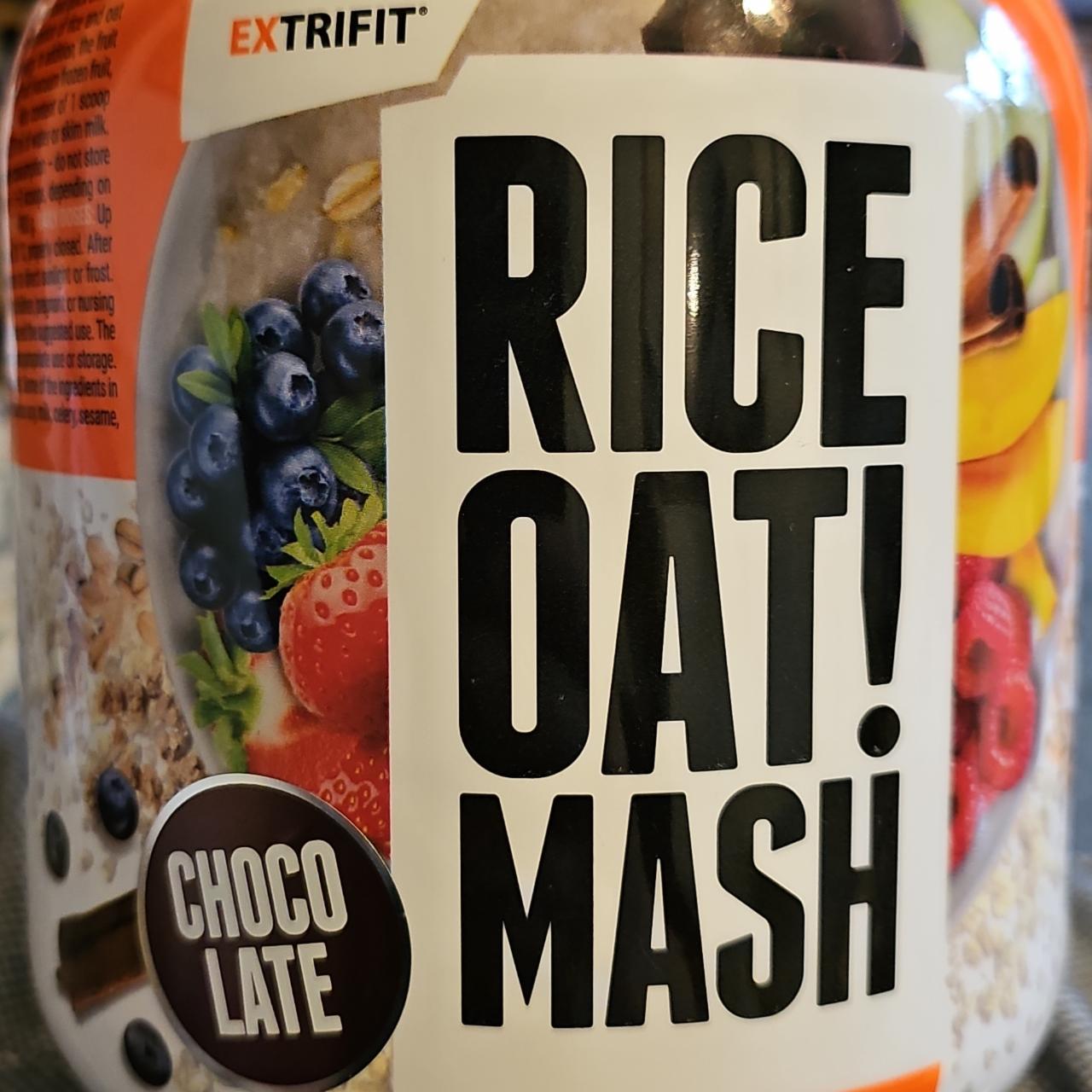 Fotografie - RICE OAT MASH! chocolate Extrifit