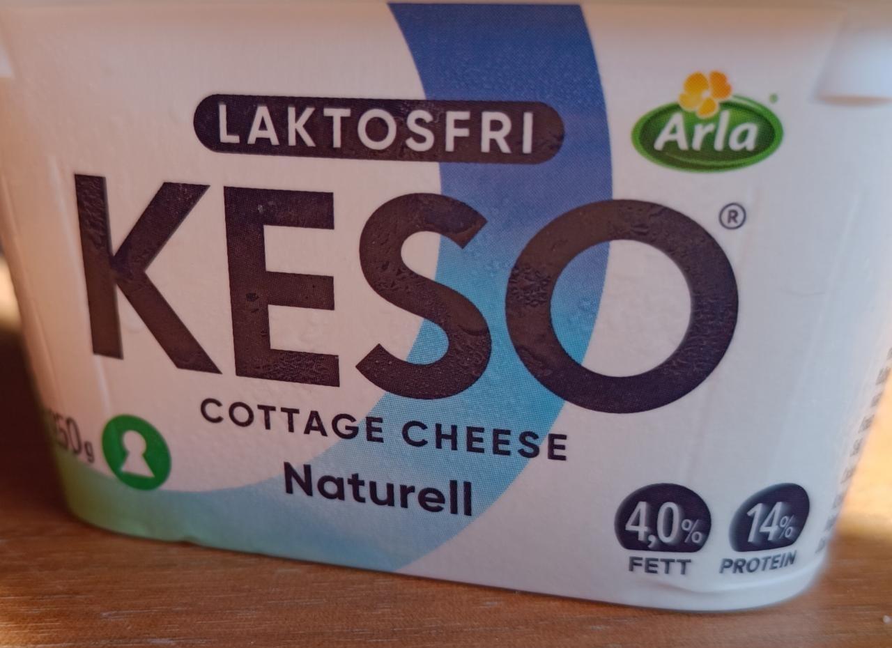 Fotografie - Keso cottage cheese naturell laktosfri Arla