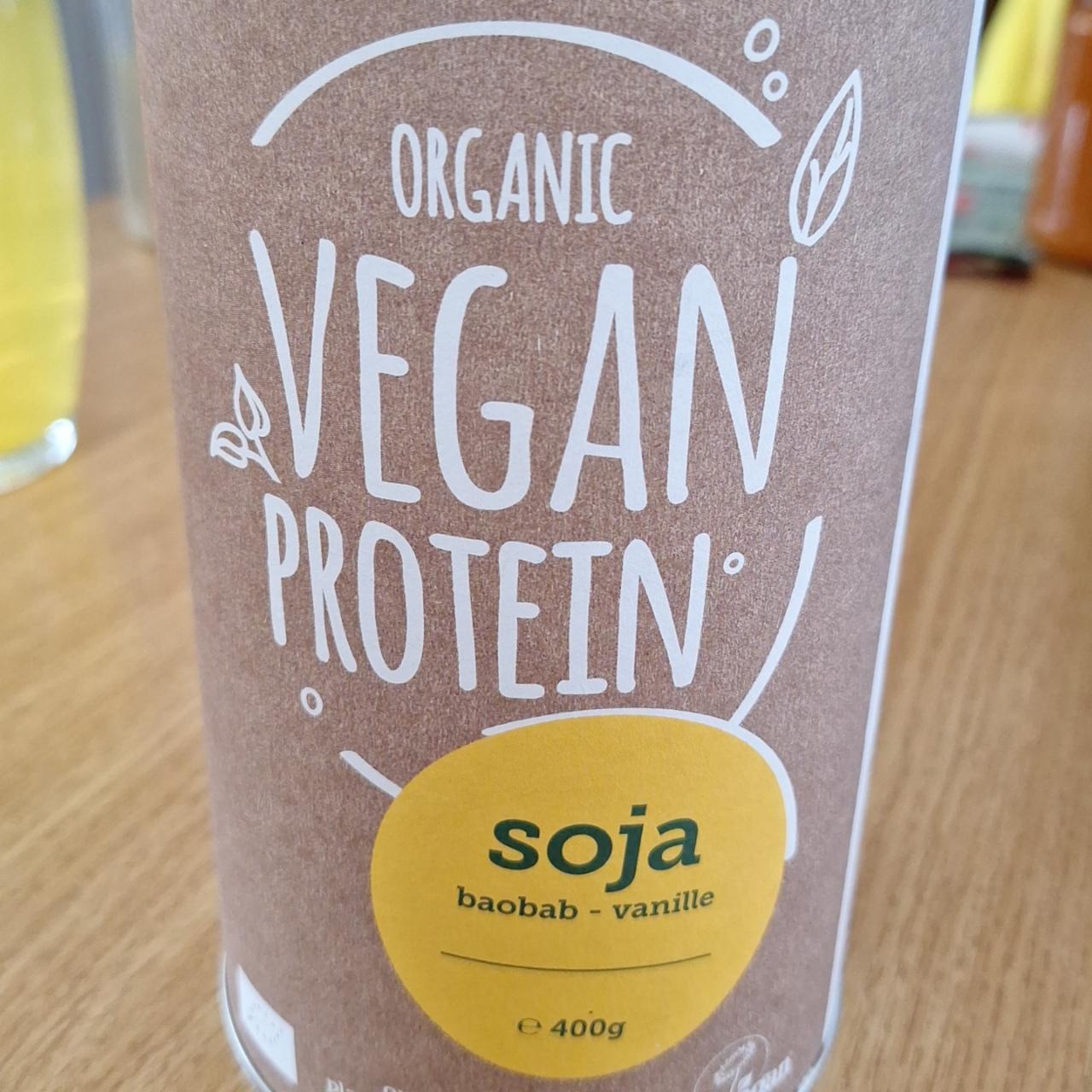 Fotografie - Organic vegan protein soja baobab-vanille Purasana