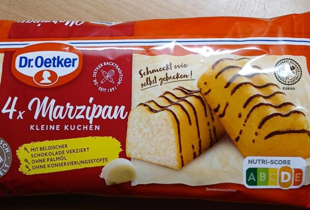 Fotografie - 4x marzipan kleine kuchen Dr.Oetker