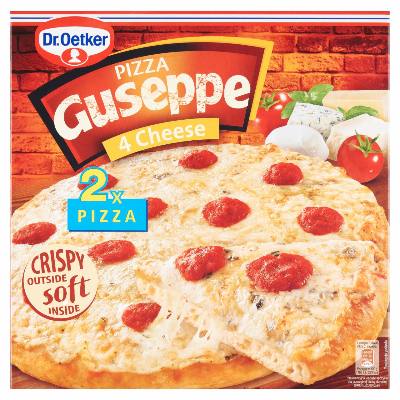 Fotografie - pizza Guseppe 4 druhy sýrů Dr. Oetker