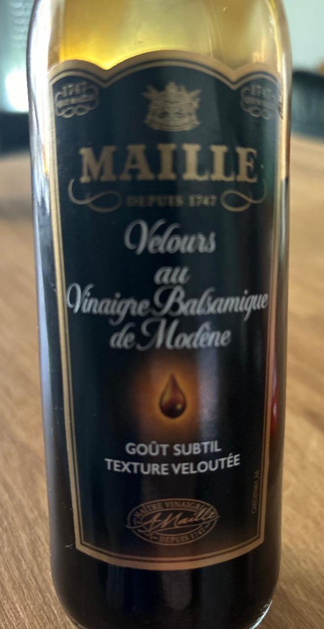 Fotografie - Velours au vinaigre balsamique de Modène Maille