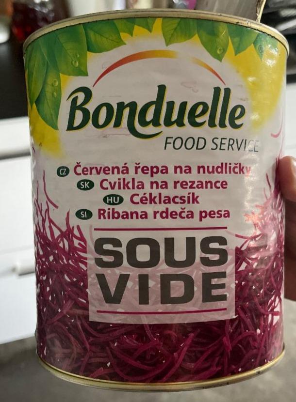 Fotografie - Červená řepa na nudličky sous vide Bonduelle