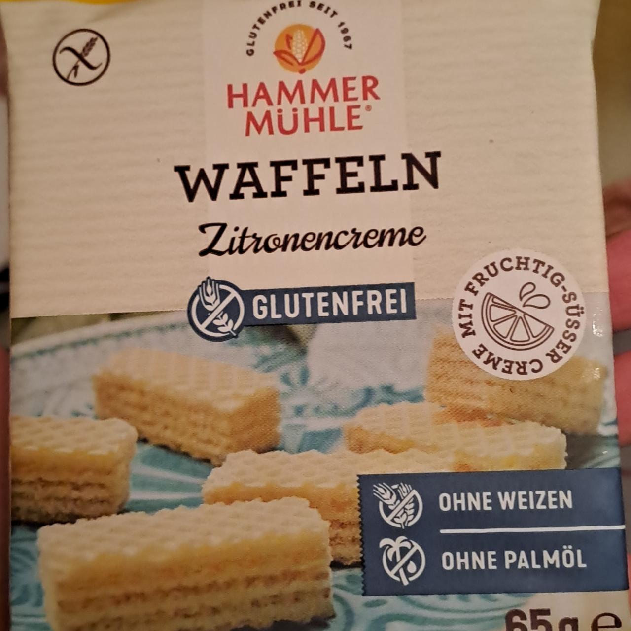 Fotografie - Waffeln zitronencreme glutenfrei Hammer Mühle