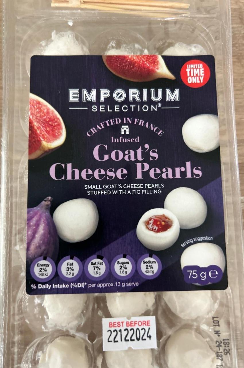 Fotografie - Goat’s cheese pearls Aldi