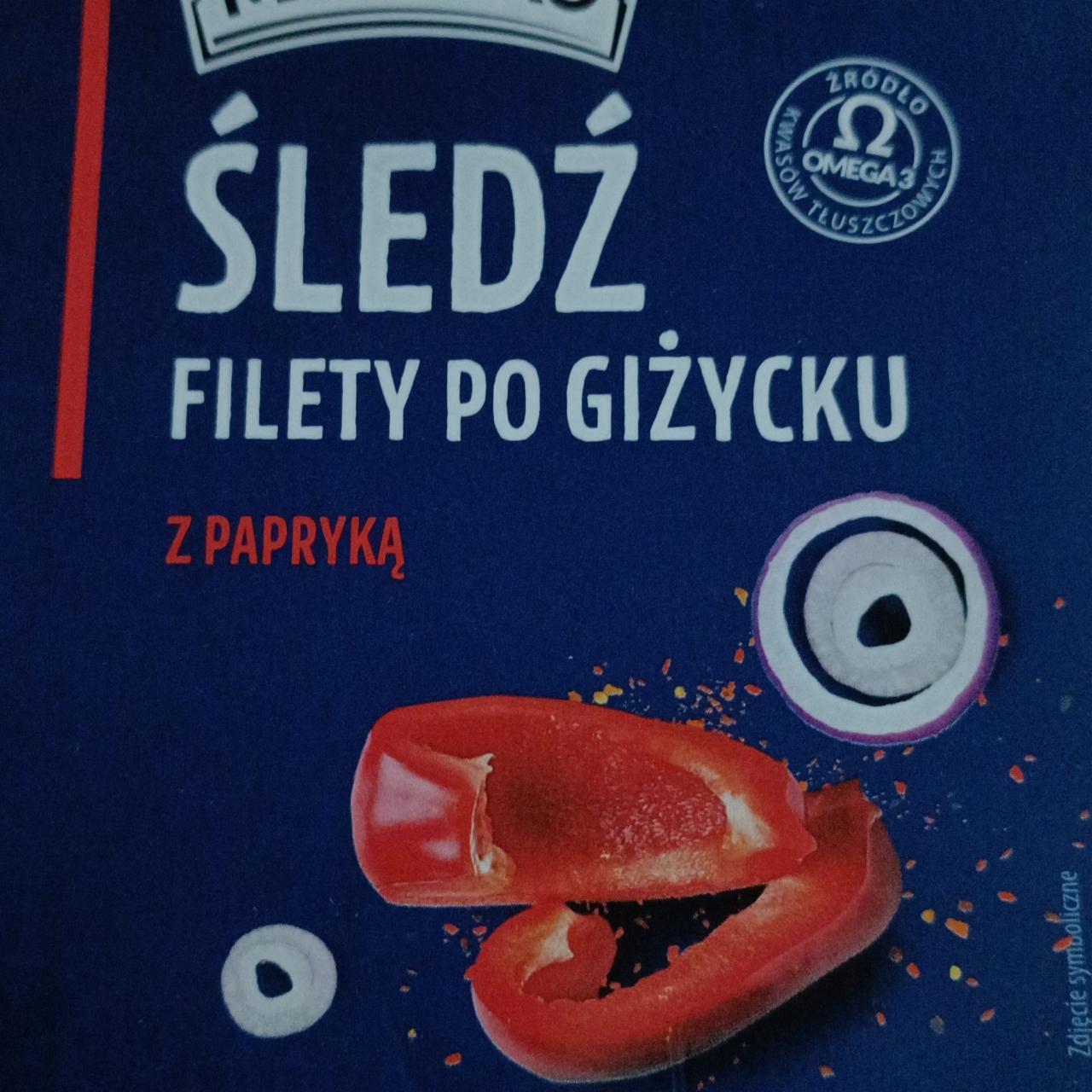 Fotografie - Sledž filety po gyzicku z papryka Biedronka