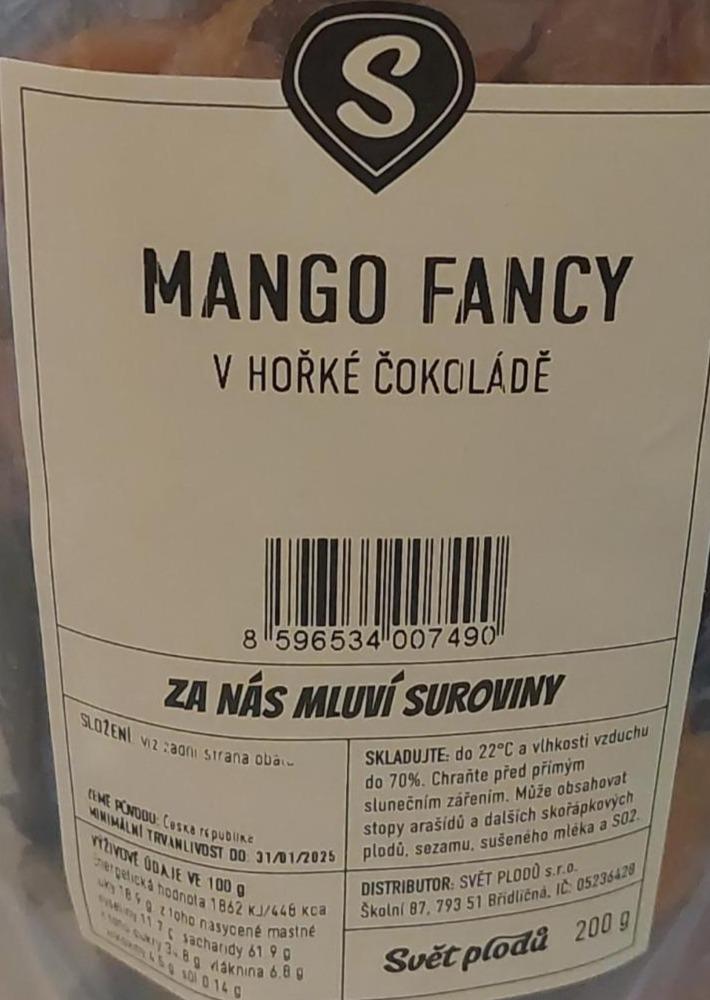 Fotografie - Mango fancy v hořké čokoládě Svět plodů