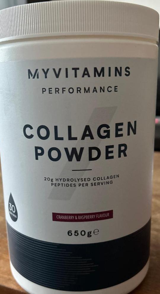 Fotografie - Collagen powder cranberry&rasberry MyVitamins