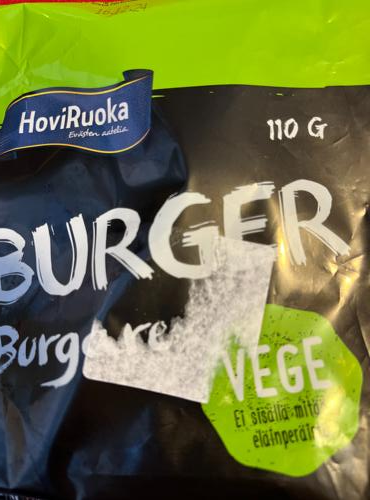 Fotografie - Burger vege HoviRuoka