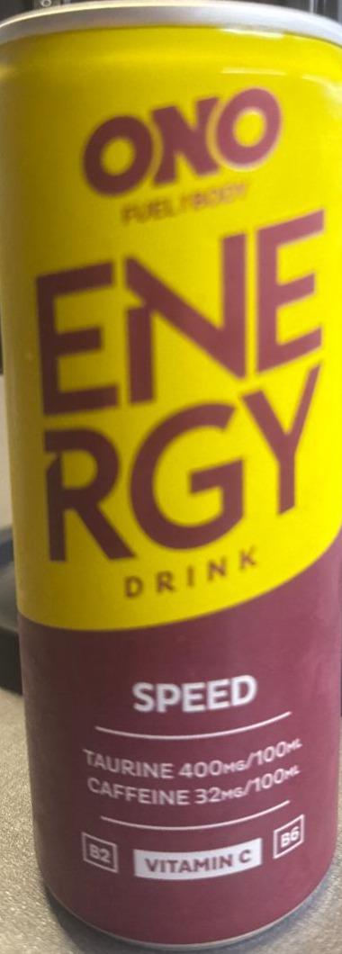 Fotografie - Ono the body energy drink Fuel