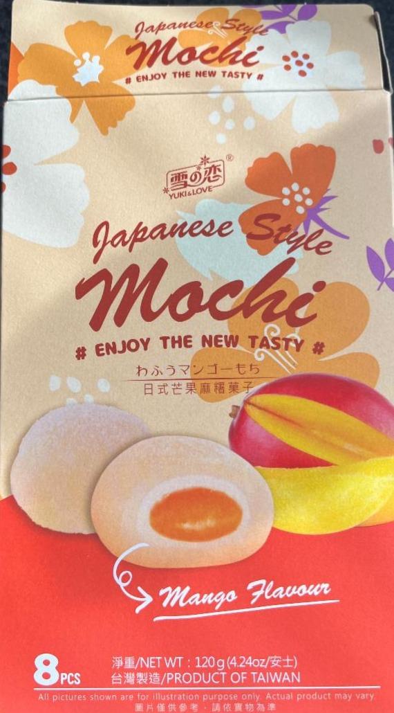 Fotografie - Japanese style mochi mango flavour Enjoy