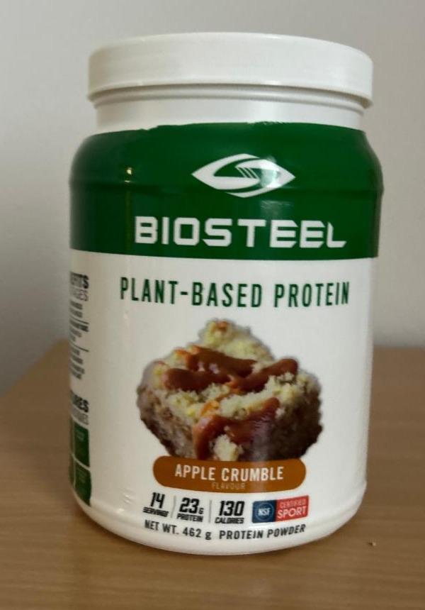 Fotografie - Plant-based protein apple crumble BioSteel