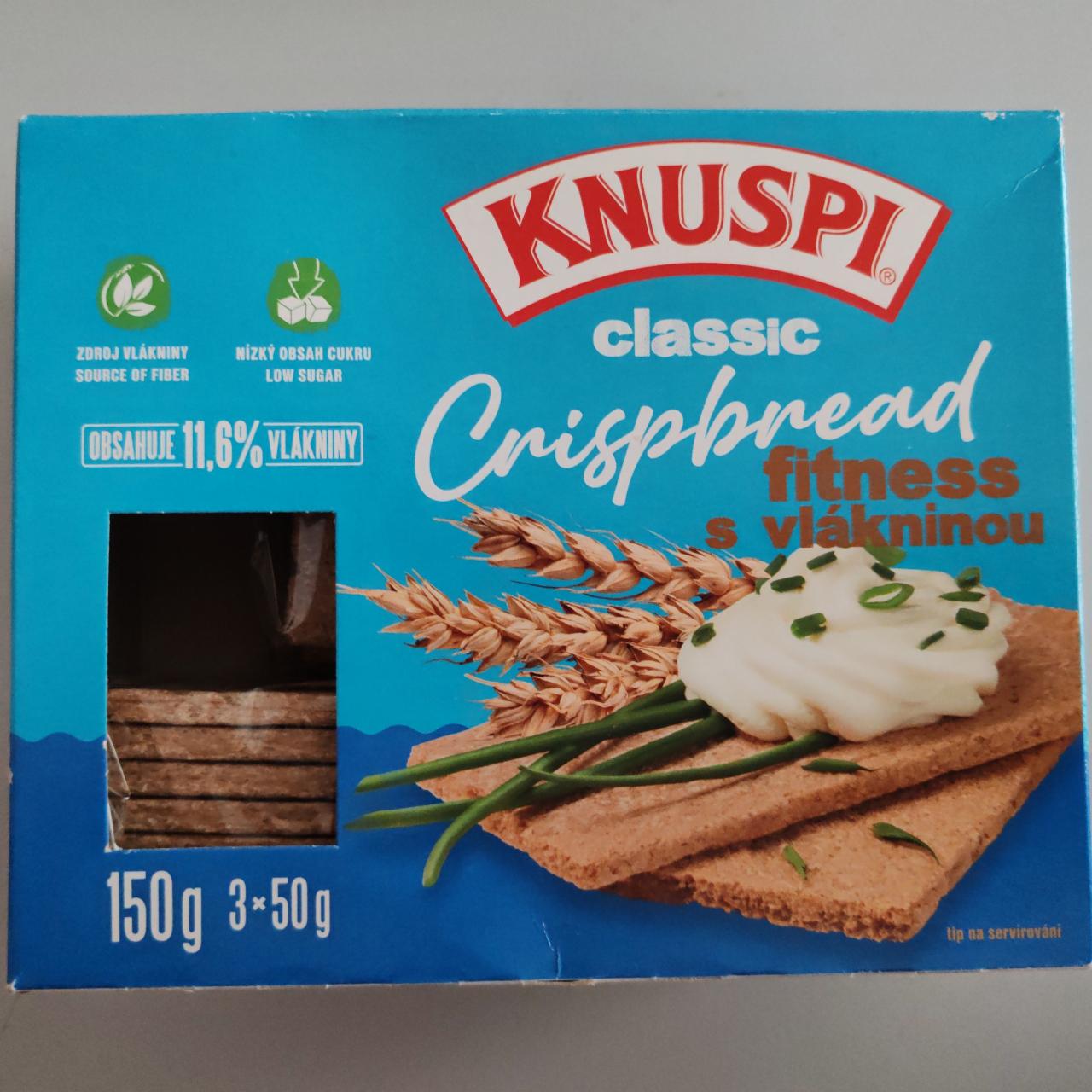 Fotografie - Classic crispbread fitness s vlákninou Knuspi