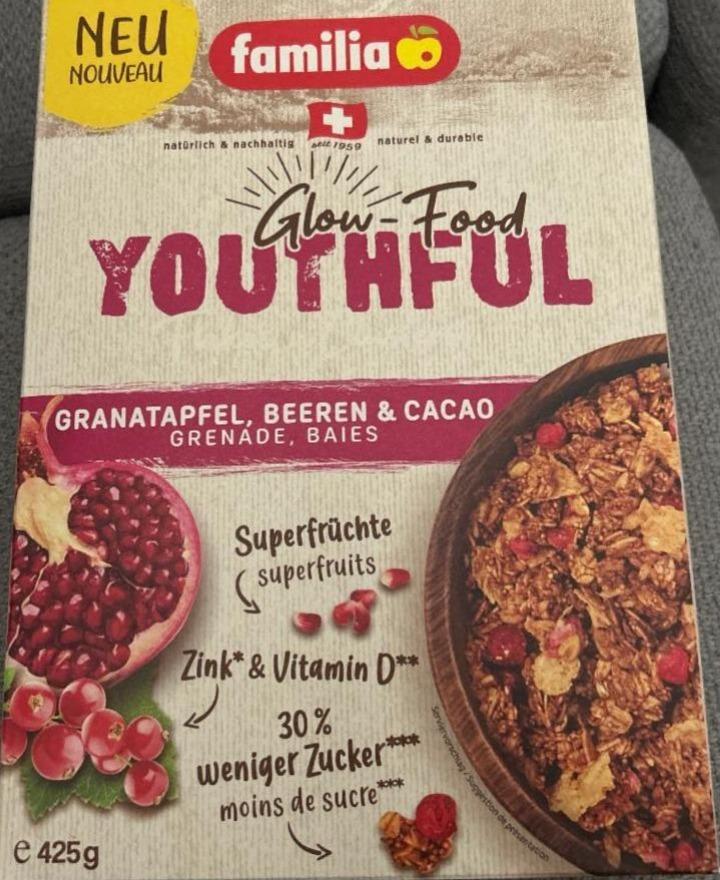 Fotografie - familia youthful Glow-food youthful granatapfel, beeren & cacao Familia