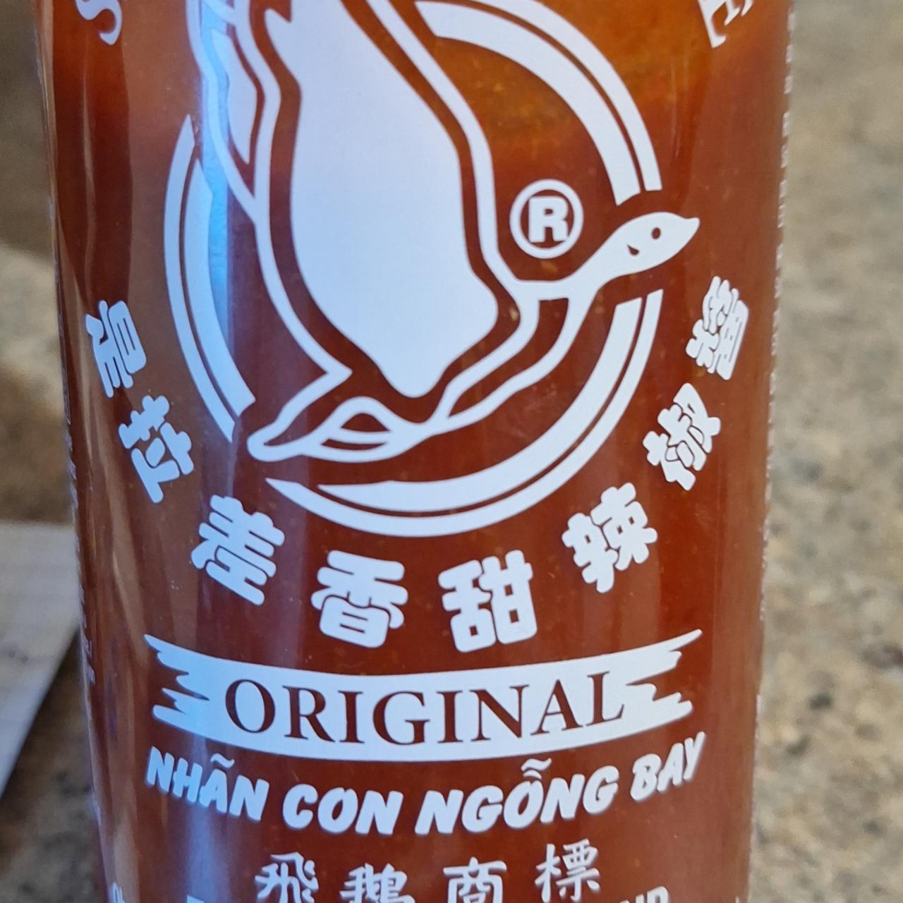 Fotografie - Sauce original Sriracha Flying goose brand