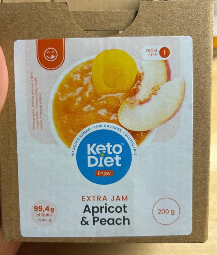 Fotografie - Extra Jam Apricot & Peach KetoDiet