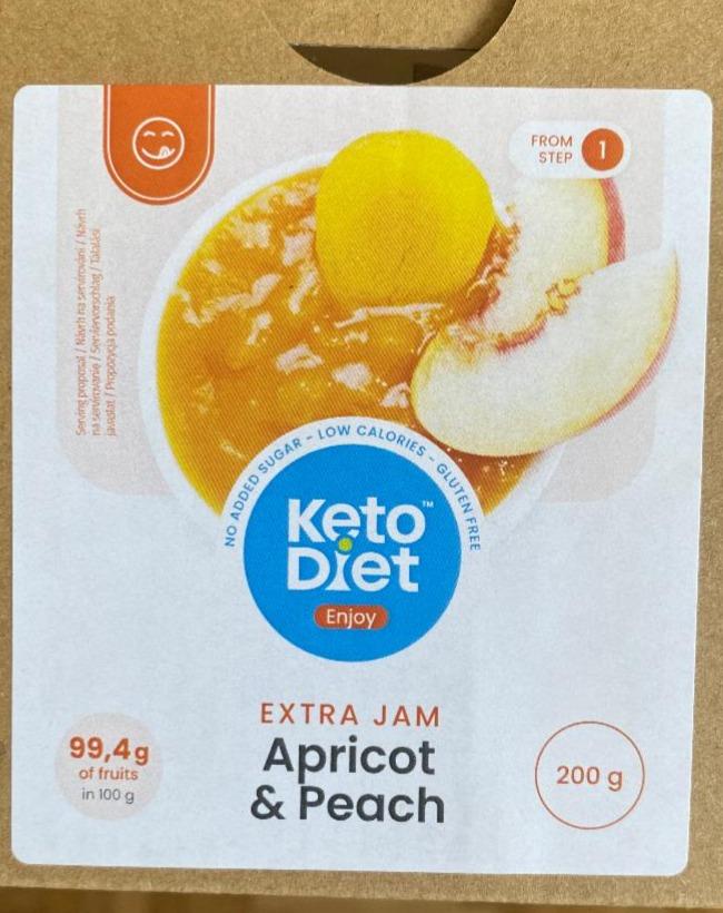 Fotografie - Extra Jam Apricot & Peach KetoDiet