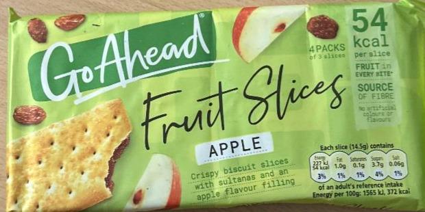 Fotografie - Fruit Slices Apple Go ahead