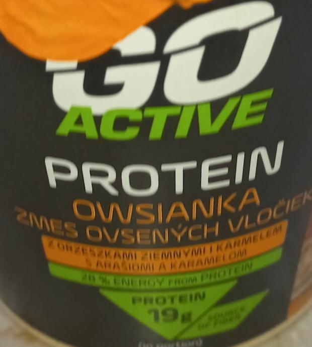 Fotografie - Owsianka proteinowa z orzeszkami ziemnymi i karmelem Go Active