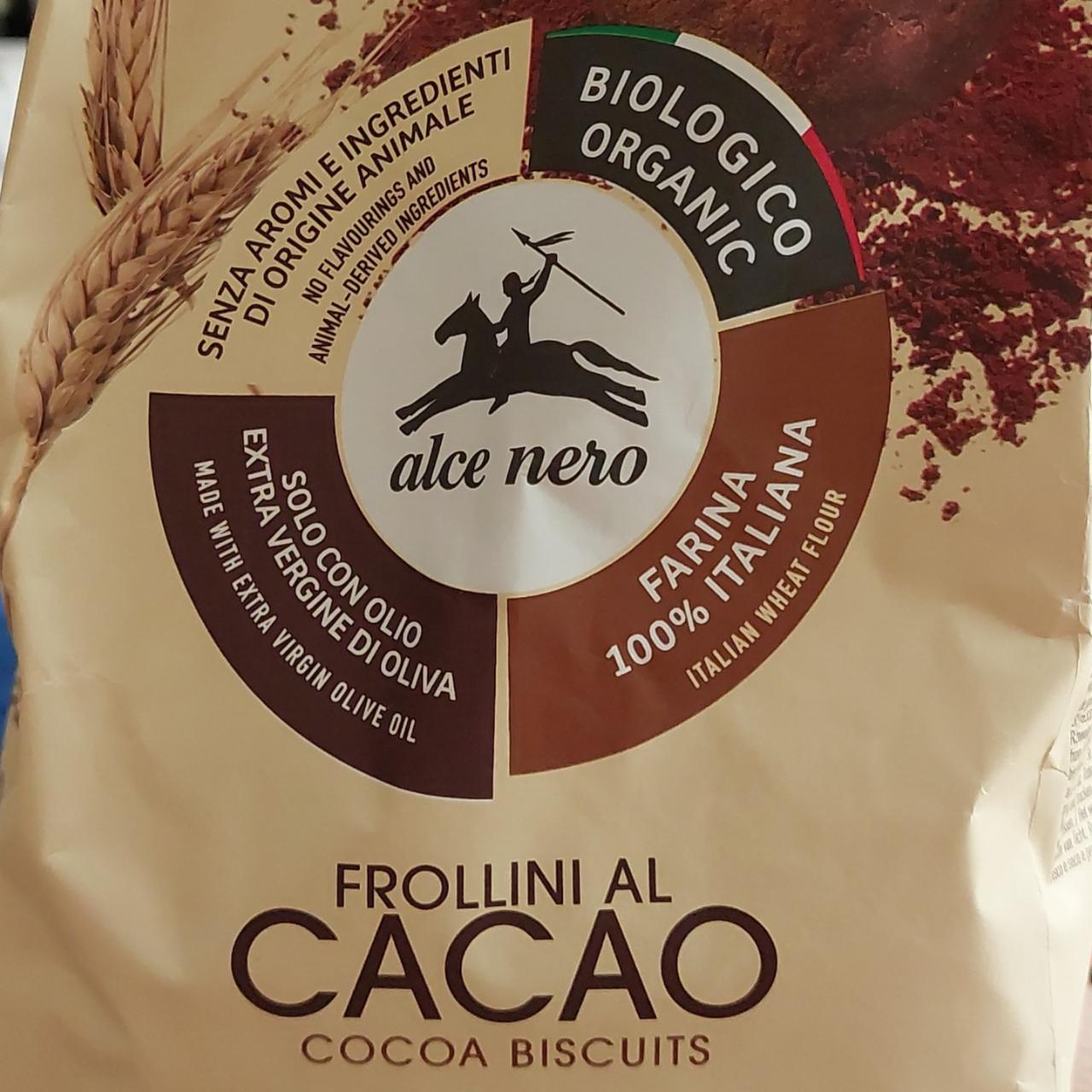 Fotografie - Frollini al cacao biscuits alce nero