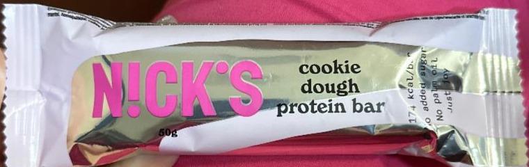 Fotografie - Cookie dough protein bar N!ck's