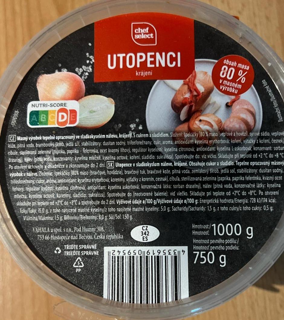 Fotografie - Utopenci krájení Chef Select