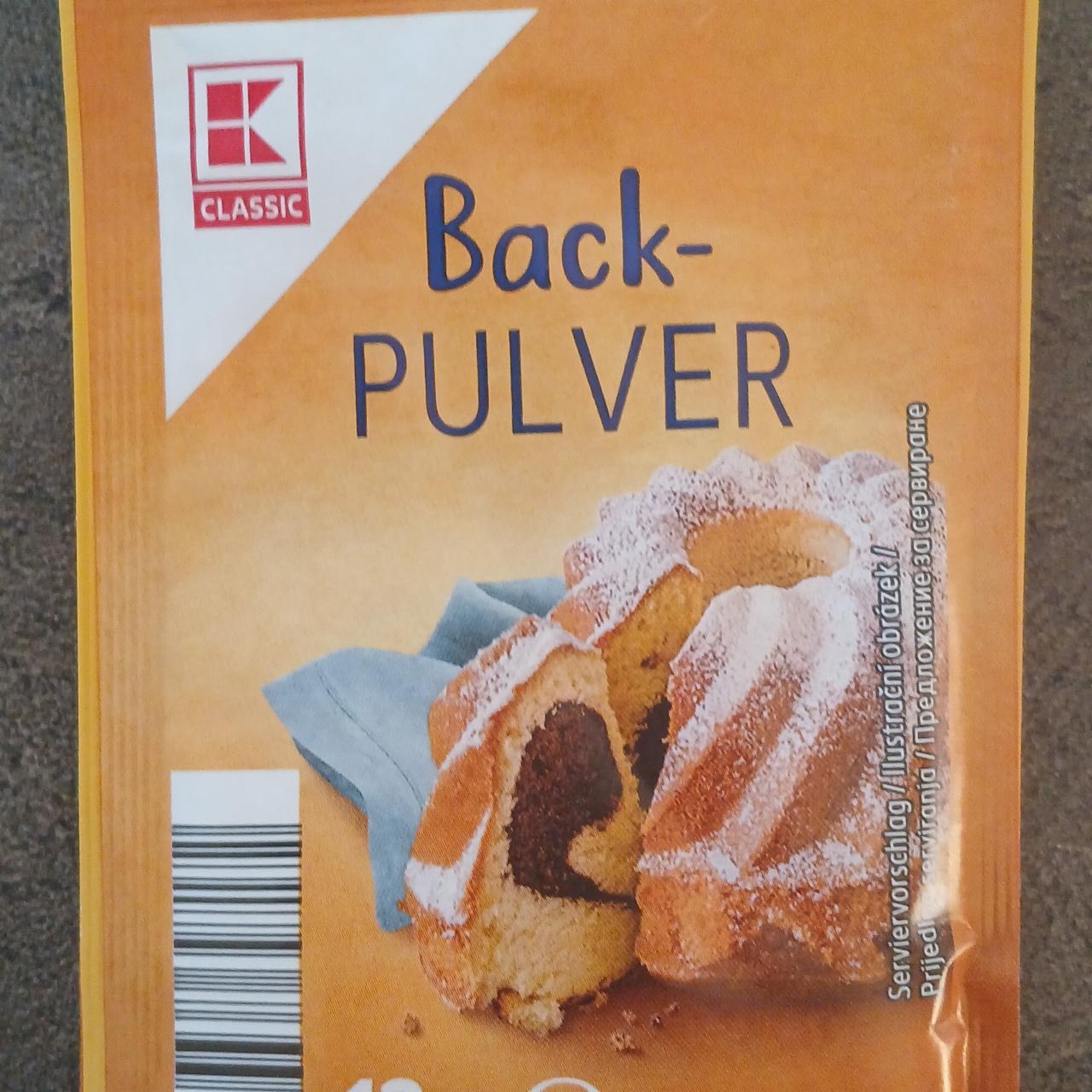 Fotografie - Back-Pulver K-Classic