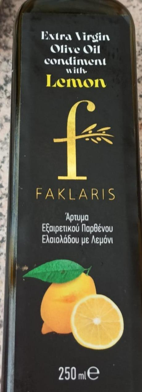 Fotografie - Extra virgin olive oil condiment with lemon Faklaris