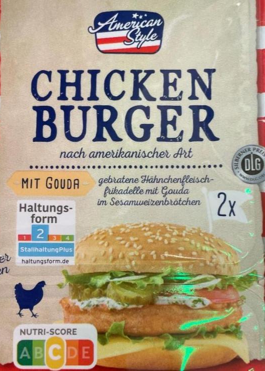 Fotografie - Chicken Burger mit Gouda American Style