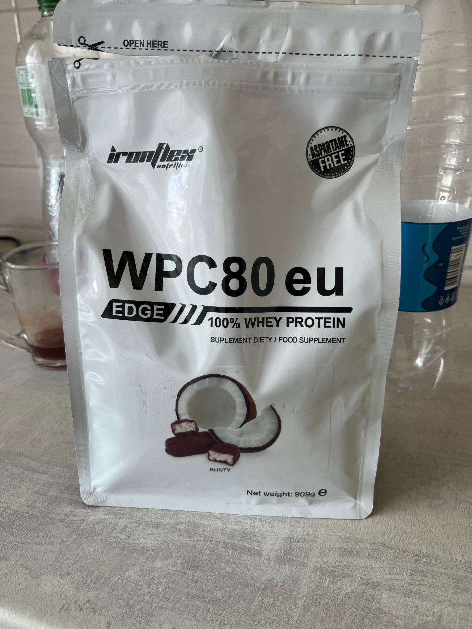 Fotografie - WPC80 eu 100% Whey Protein Bounty Ironflex Nutrition