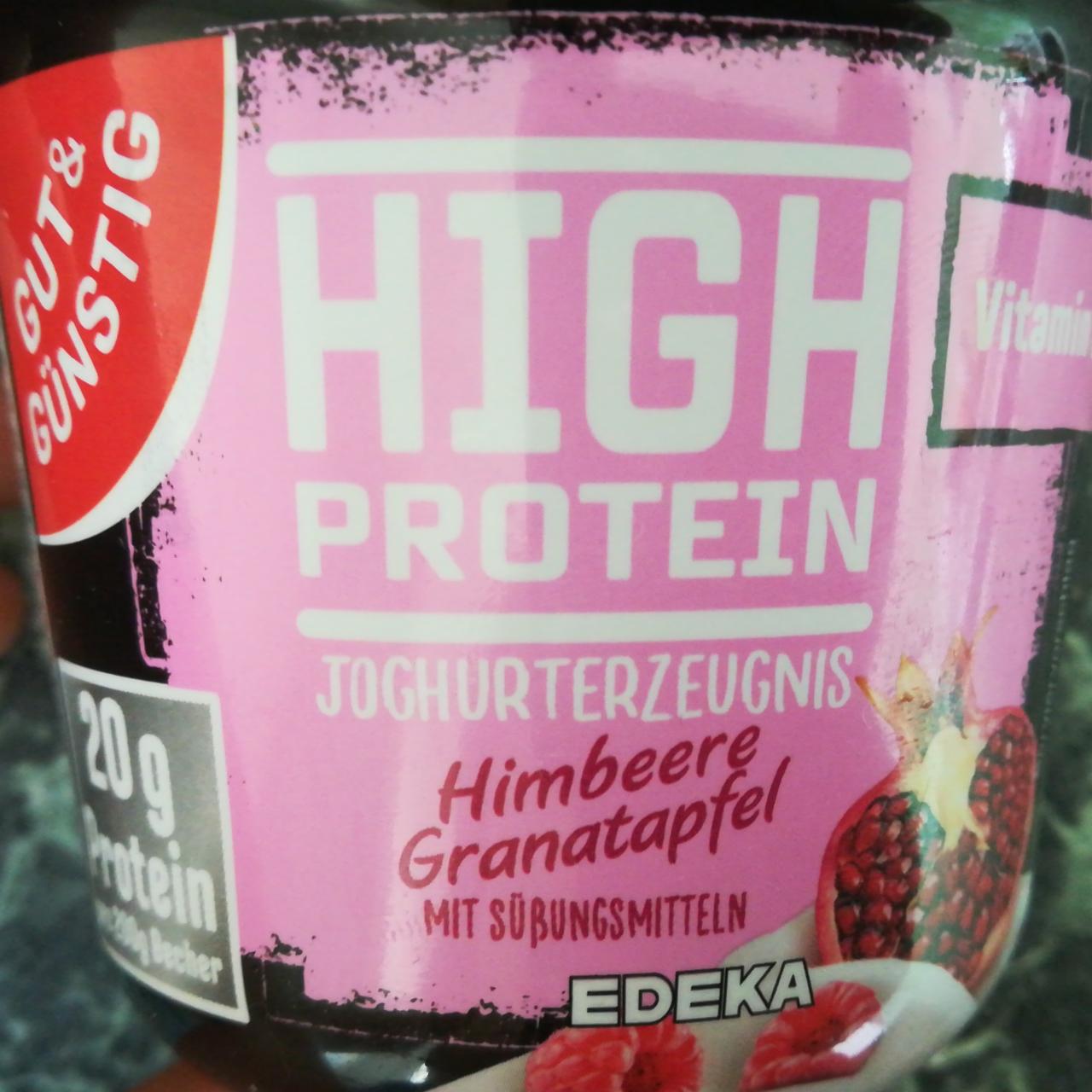 Fotografie - High protein joghurterzeugnis himbeere granatapfel Gut&Günstig