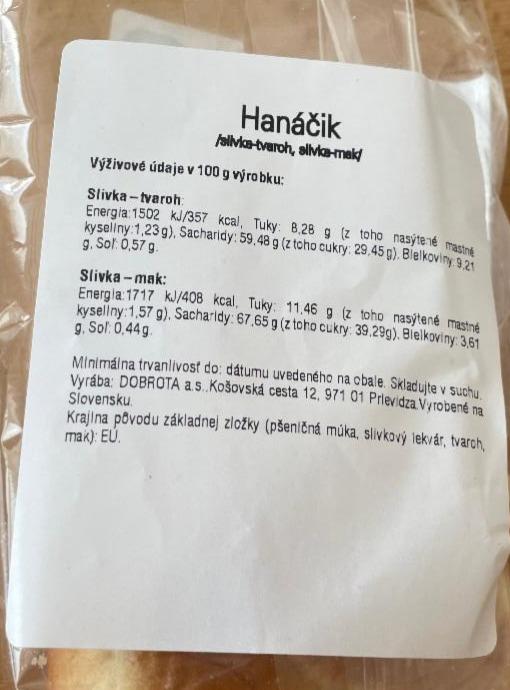 Fotografie - Mamičkine dobroty Hanáčik slivka-tvaroh Coop