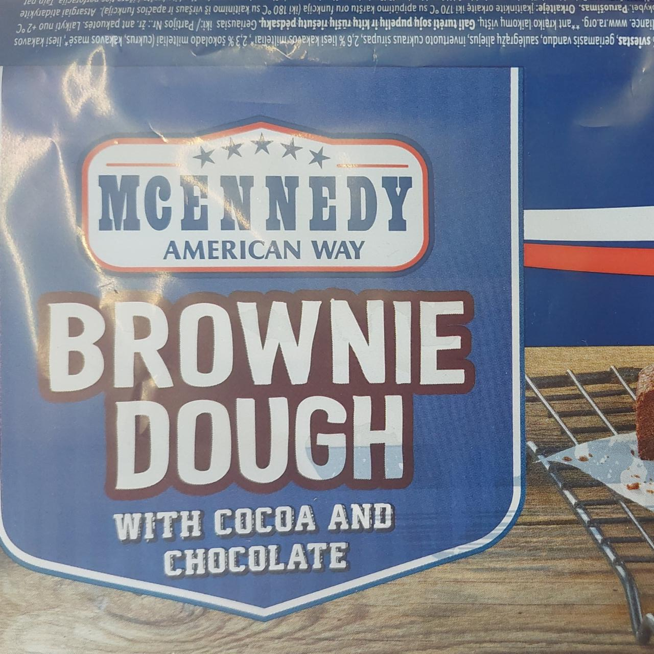 Fotografie - Brownie dough with cocoa and chocolate McEnnedy American Way