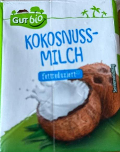 Fotografie - Kokosnussmilch fettreduziert GutBio