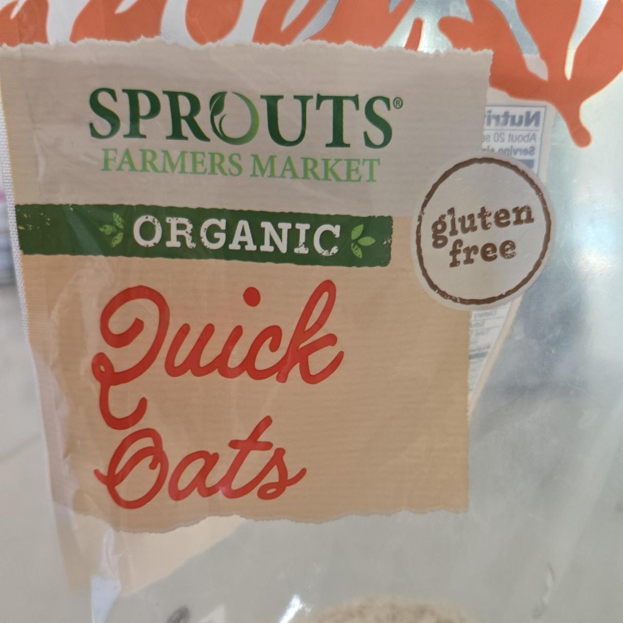 Fotografie - Organic Quick Oats gluten free Sprouts