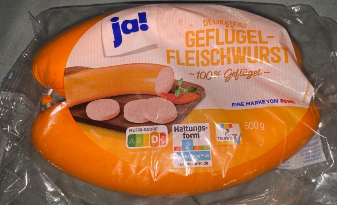 Fotografie - Delikatess geflügel-fleischwurst Ja!