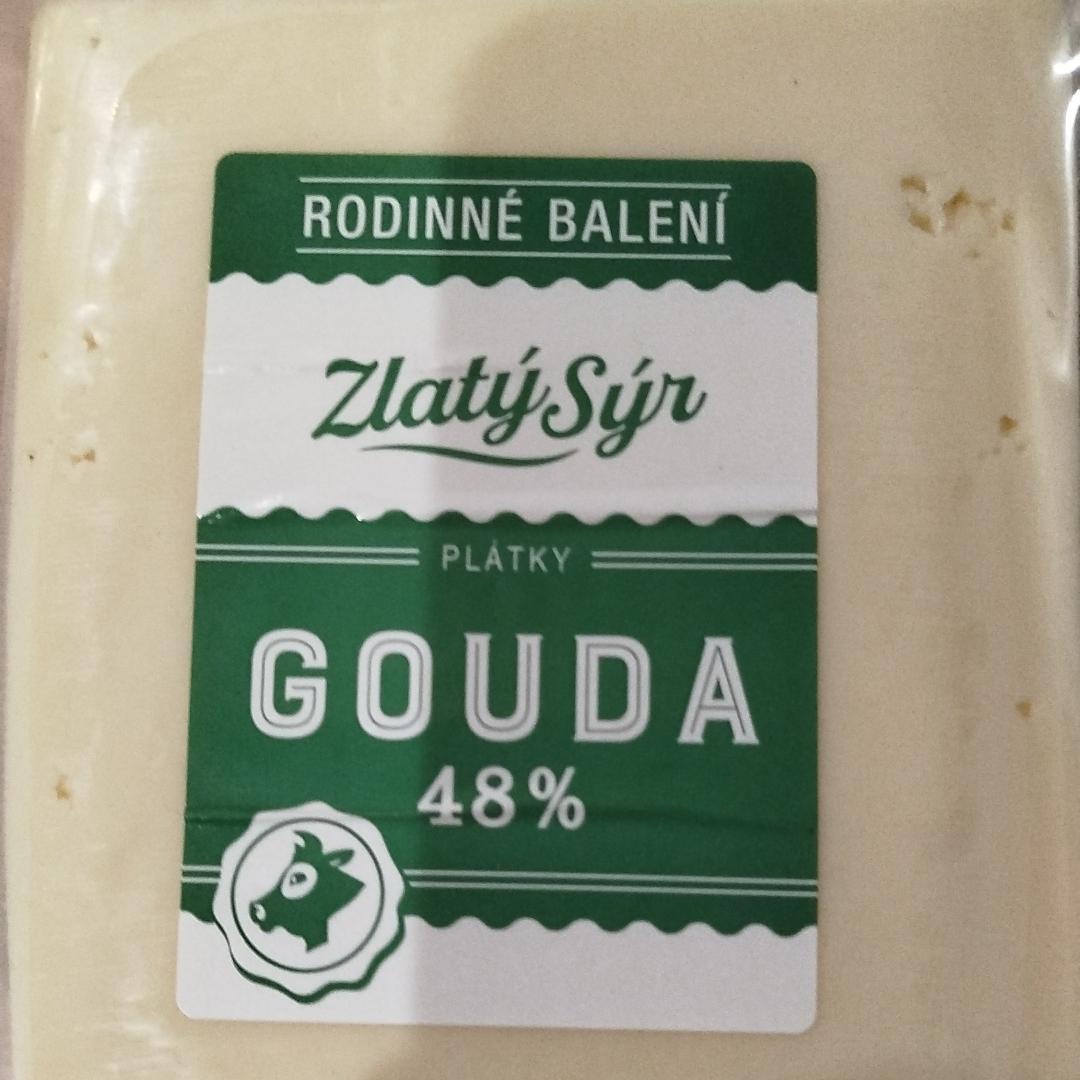 Fotografie - Gouda 48% plátky Zlatý sýr