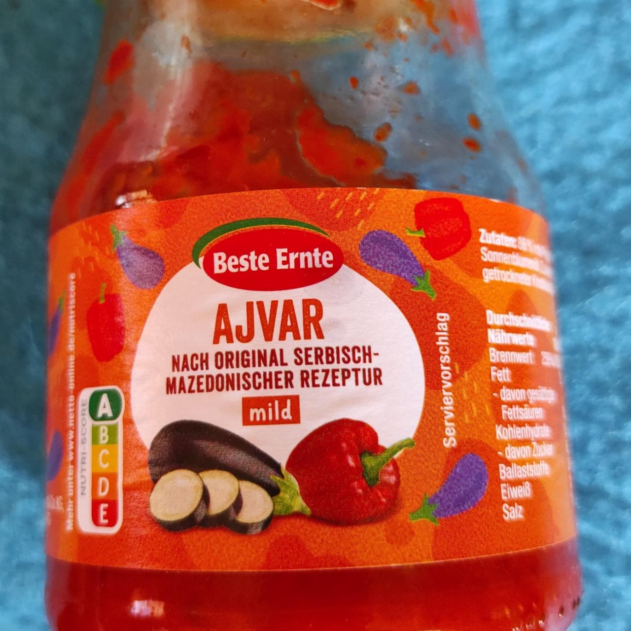 Fotografie - Ajvar mild Beste Ernte